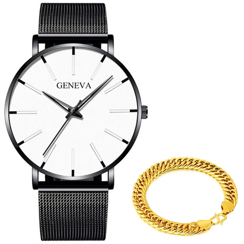 Men's Fashion Ultra Thin Watches Simple -   - anassiri.com