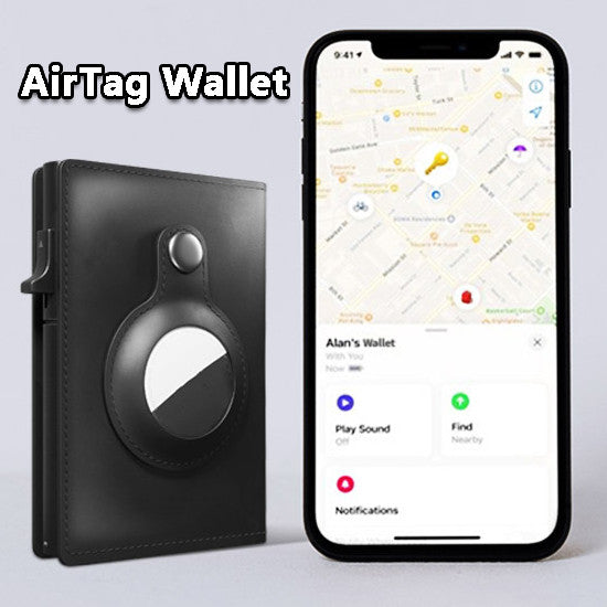 AirTag Wallet Anti Theft Bullet