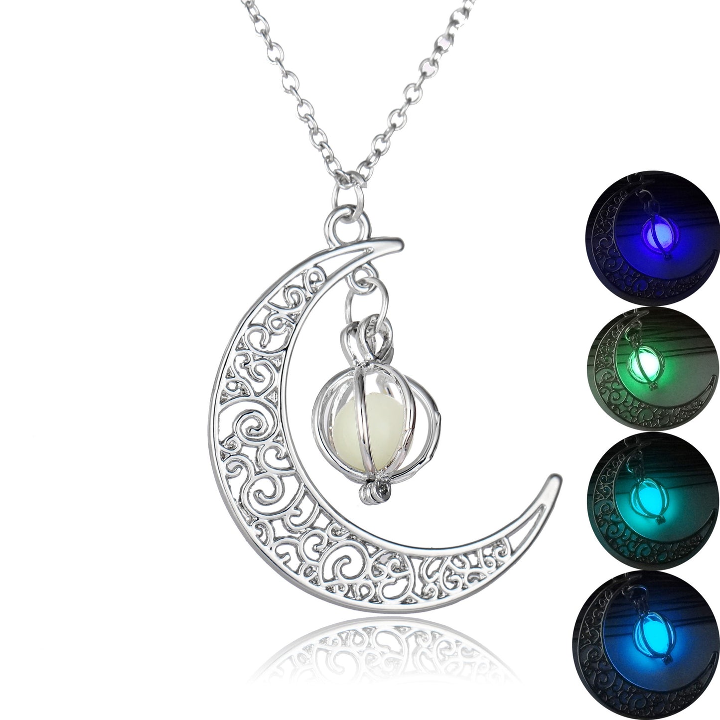 Fashion Moon Natural Glowing Stone .......