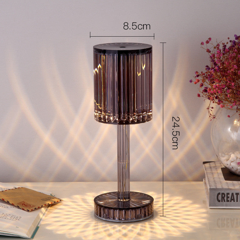 New Crystal Table Lamp Hotel Decoration Diamond Romantic Warm Led For Home Decor Romantic Gift Night Light -  Decoration - anassiri.com