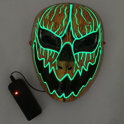 LED Mask Luminous Glowing Halloween