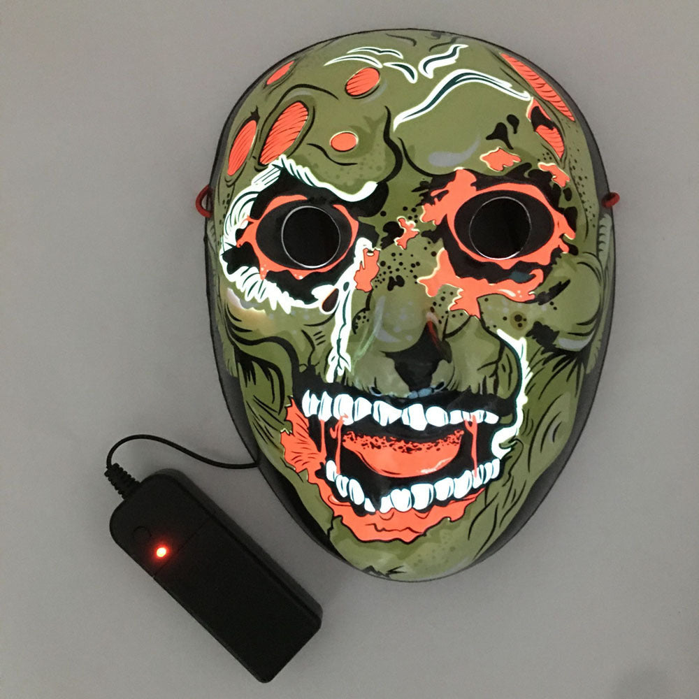 LED Mask Luminous Glowing Halloween