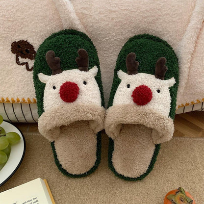 Fashion Cute Indoor Warm Plush Shoes For Men And Women